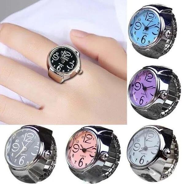 Decorative Ring Quartz Watch Couple Fashion Single Item Ring Watch Vintage Watch