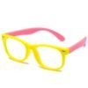 HOOLDW Anti blue Light Kids Glasses Children Square Optical Frame Eyeware Boy Girls Square Computer Transparent Eyeglasses UV400