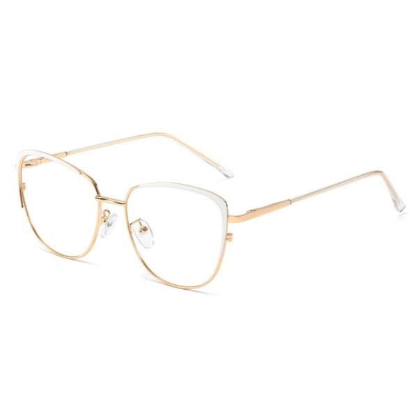 Cat Eye Retro Anti-blue light Metal Glasses Frames Men Women Optical Fashion Computer EyeGlasses