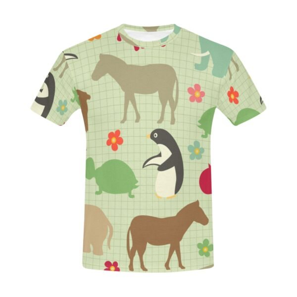 Men's All Over Print Crew Neck T-Shirt