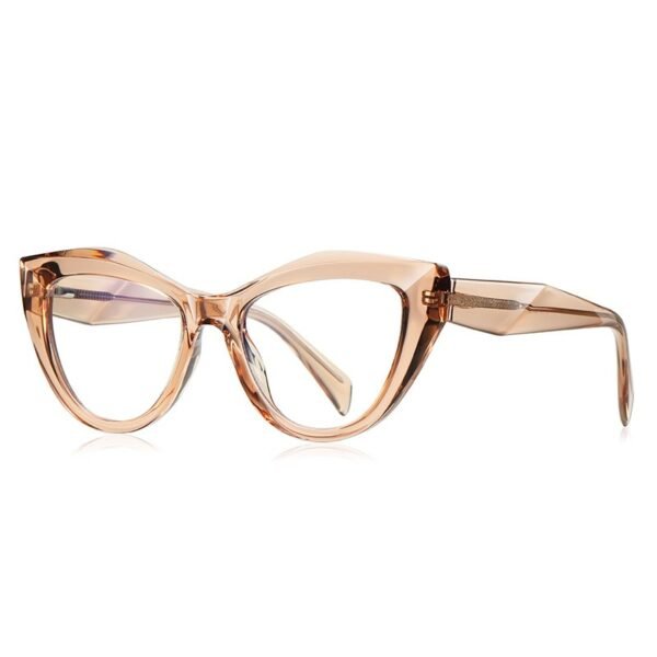 Cat's Eye Anti-Blue Light Glasses Large Frame Irregular Women's Optical Frame