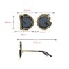 Design Summer Sunglasses Pearl Frame Women's Eyeglasses Vintage Frame Female Clear Lens Optical Eyewear UV400