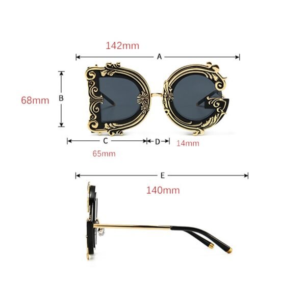 Design Summer Sunglasses Pearl Frame Women's Eyeglasses Vintage Frame Female Clear Lens Optical Eyewear UV400