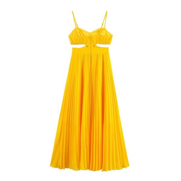 Waist opening backless camisole dress for women