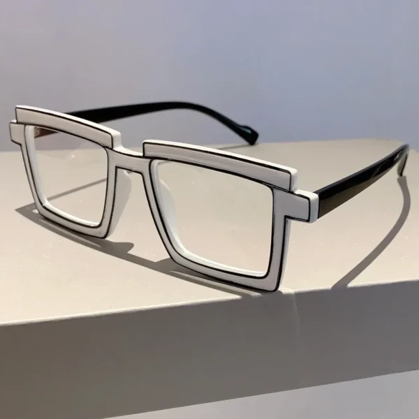 Vintage Square Eyeglasses   New Cute Cartoon Style Blue Light Blocking Spectacles Ins Trendy Optical Computer Eyewear