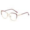 Cat Eye Retro Anti-blue light Metal Glasses Frames Men Women Optical Fashion Computer EyeGlasses