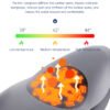 Waist Massager Lumbar Traction Inflatable Hot Compress Back Cervical Stretcher Massage Air Pressure Reduce Relief Pain
