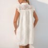 European and American minimalist lace dress