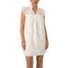 European and American minimalist lace dress
