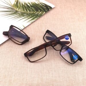 Anti blue ray Folding Reading Glasses Men Women Foldable Glasses Diopter Optical Computer Glasses Vintage Eyeglasses Goggles