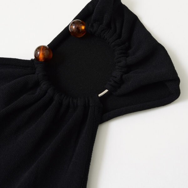 Knitted asymmetrical off shoulder knitted sweater top for women