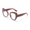 JASPEER Cat Eye Computer Glasses Women Anti Blue Ray Eye Glass Blue Light Blocking Prescription Optical Frames Female Eyewear