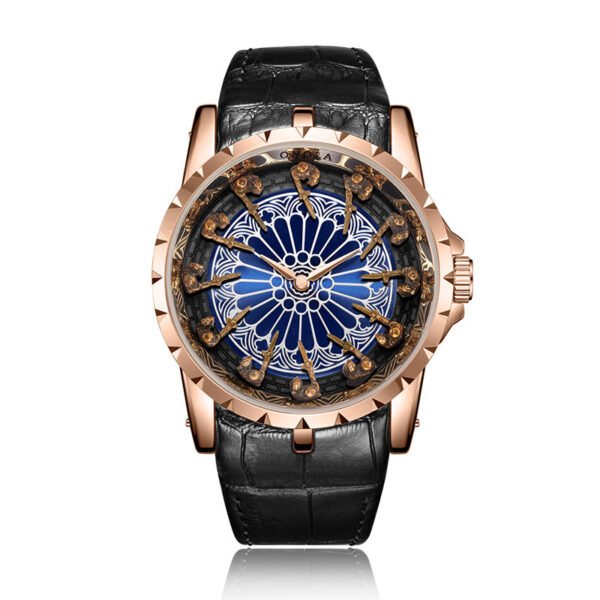 Twelve Round Table Knight Watch Mechanical Without Ground Support Mechanical Watch Men's Watch Trend