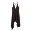 Fashionable slim asymmetric camisole dress for women