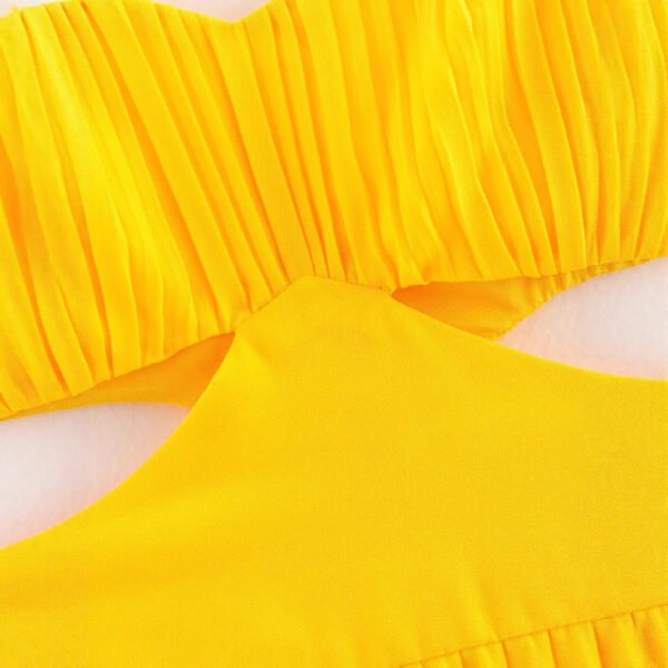 Waist opening backless camisole dress for women