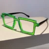 Vintage Square Eyeglasses   New Cute Cartoon Style Blue Light Blocking Spectacles Ins Trendy Optical Computer Eyewear