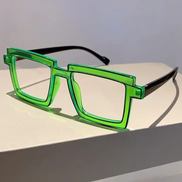 Vintage Square Eyeglasses   New Cute Cartoon Style Blue Light Blocking Spectacles Ins Trendy Optical Computer Eyewear