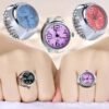 Decorative Ring Quartz Watch Couple Fashion Single Item Ring Watch Vintage Watch