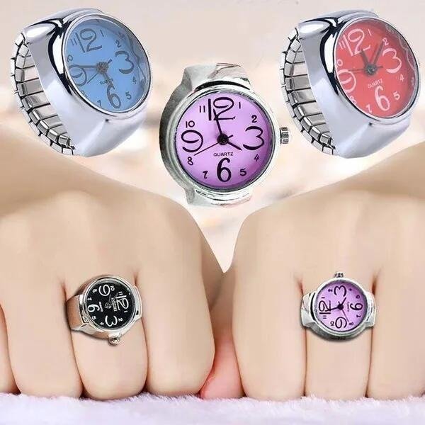 Decorative Ring Quartz Watch Couple Fashion Single Item Ring Watch Vintage Watch
