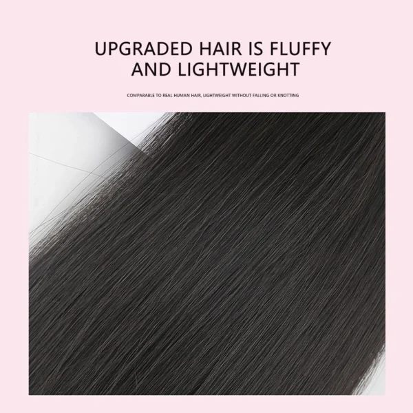 Synthetic Women's Styling Long Hair Extra Long Hair Synthetic Wigs Layered Hair Extensions Top of the Head Increase Hair