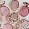 Flower Knows Strawberry Rococo Blusher Embossed Blush Face Makeup Matte Shimmer Waterproof Natural Nude Brightening Cheek