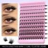 DIY Lash Extension Kit Individual Eyelash Extension Kit Cluster Lashes Kit Lash Glue Remover for Eyelash Extensions Makeup