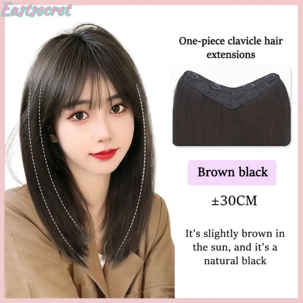 Synthetic Women's Styling Long Hair Extra Long Hair Synthetic Wigs Layered Hair Extensions Top of the Head Increase Hair