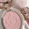 Flower Knows Strawberry Rococo Blusher Embossed Blush Face Makeup Matte Shimmer Waterproof Natural Nude Brightening Cheek