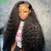 curly wig 100% human hair wigs hd lace wig 13x6 lace frontal wig deep wave water wave cheap wigs on sale for women choice