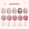 Flower Knows Strawberry Rococo Blusher Embossed Blush Face Makeup Matte Shimmer Waterproof Natural Nude Brightening Cheek