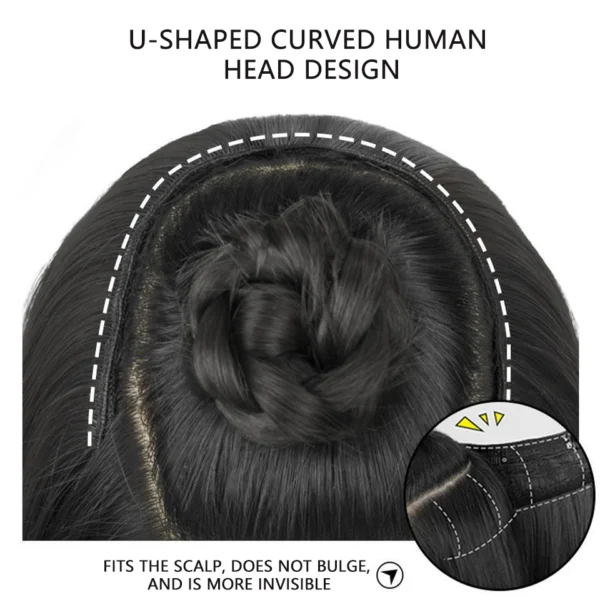 Synthetic Women's Styling Long Hair Extra Long Hair Synthetic Wigs Layered Hair Extensions Top of the Head Increase Hair