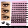 DIY Lash Extension Kit Individual Eyelash Extension Kit Cluster Lashes Kit Lash Glue Remover for Eyelash Extensions Makeup