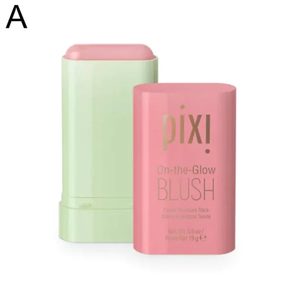 Waterproof 3-in-1 Blush Stick Functional Easy Color Rouge Blusher Cream High Color Rendering Blush Matte Contour Makeup