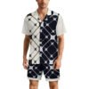 Ice silk  Short sleeved pajama set